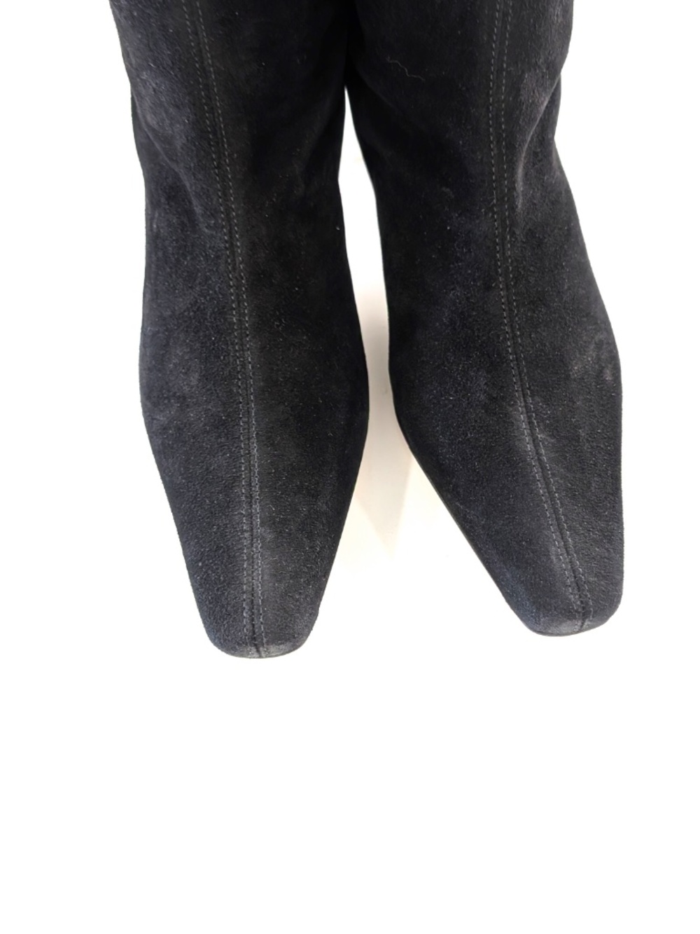 STAUD Wally Knee High Boots Black Suede Pointed Toe IT 37 US 7 NIB $495 - Picture 11 of 12